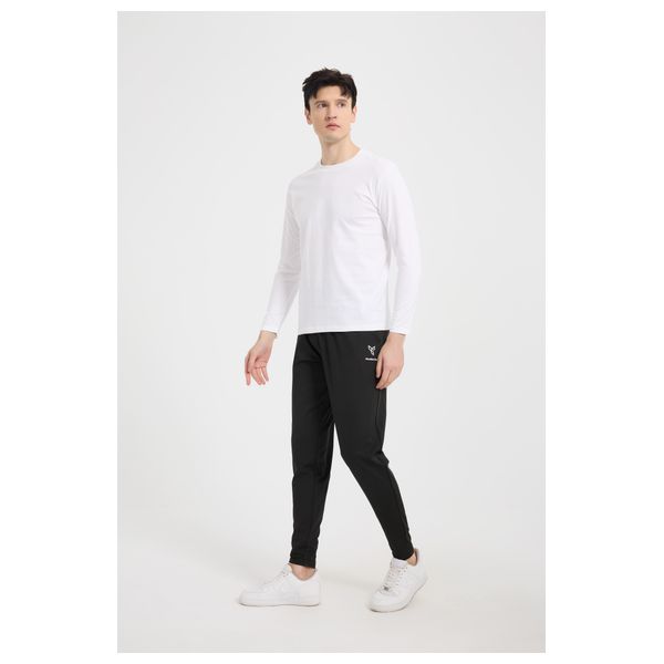  Stylish Bee Long Sleeve T-Shirt for Men, S - White 