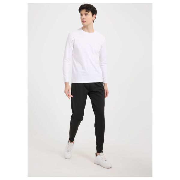  Stylish Bee Long Sleeve T-Shirt for Men, S - White 
