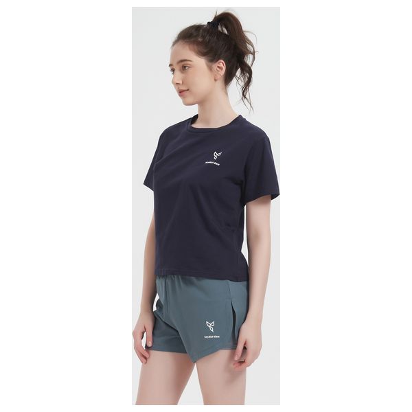 Stylish Bee Running 2 in 1 Shorts - WRSBLL001 - L / Blue
