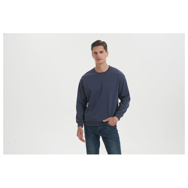  Stylish Bee Jumper for Men, L - Navy 