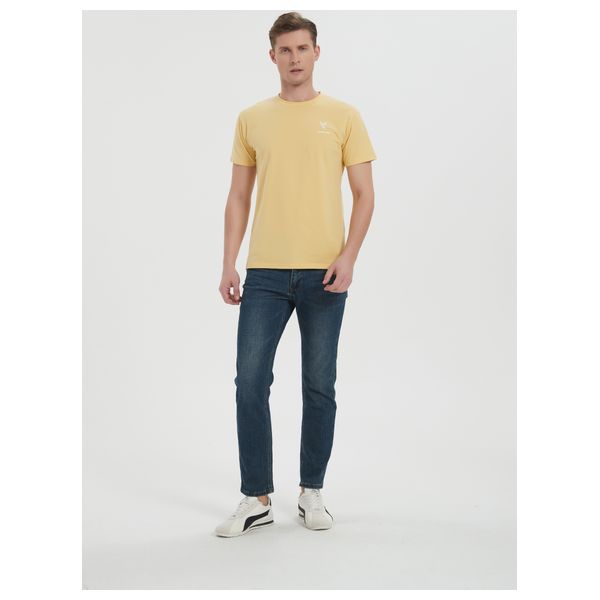 Stylish Bee Men Crest T-shirt - MCHYWL001 - L / Yellow
