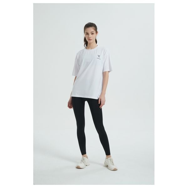 Stylish Bee Block Oversized T-shirt - WBOWHM001 - M / White
