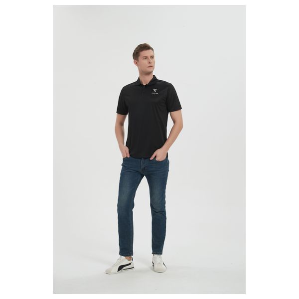  Stylish Bee Core Performance Primegreen Polo Shirt - MPTCPBLS001 - S / Black 
