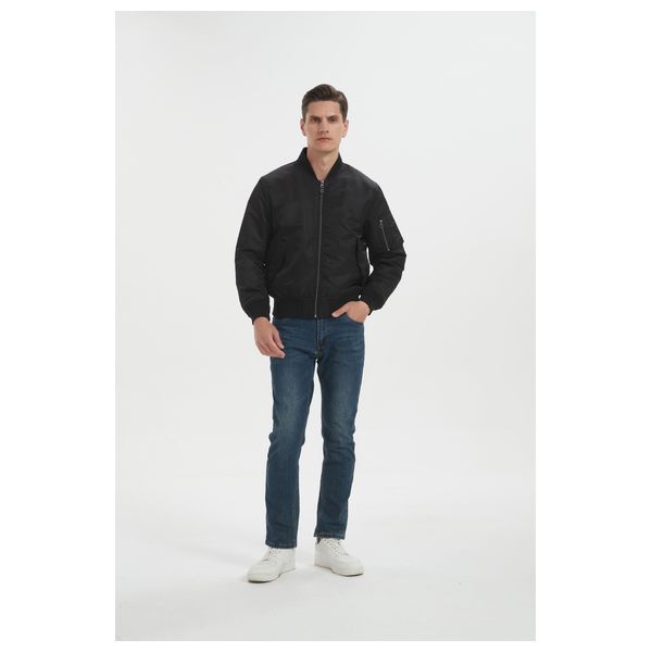  جاكيت ستايلش بي رجالي, 2XL - اسود 