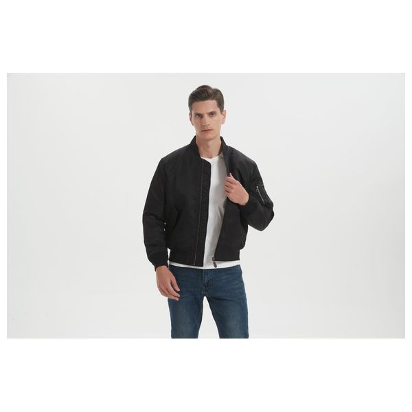  جاكيت ستايلش بي رجالي, 2XL - اسود 