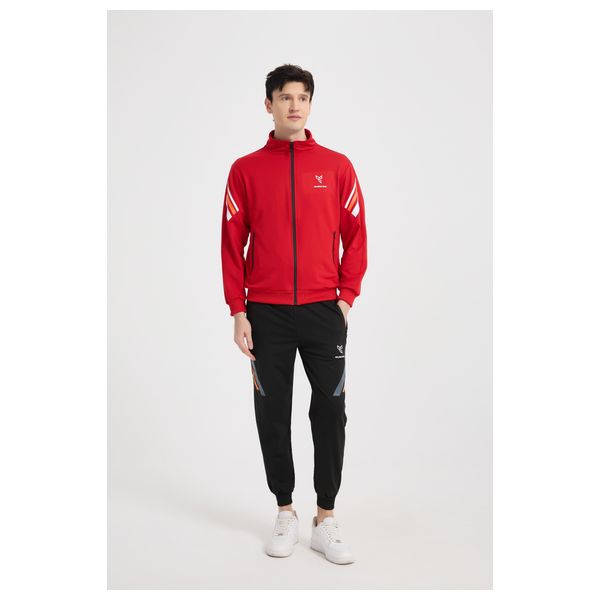  Stylish Bee Tracksuit for Men, 3XL - Red 