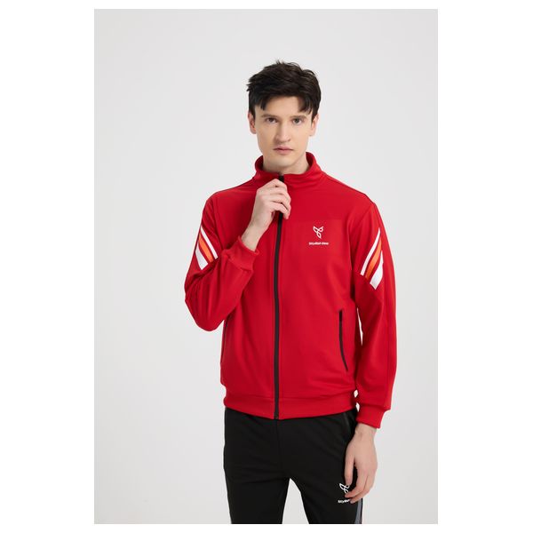  Stylish Bee Tracksuit for Men, 3XL - Red 