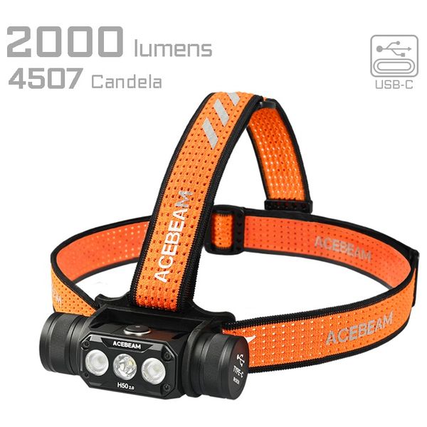  Acebeam H50 - Flashlight - Black 