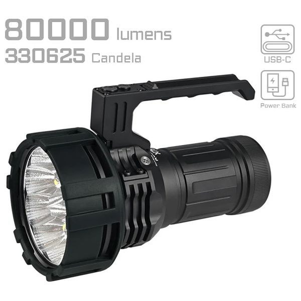  Acebeam X75 Brightest - Flashlight - Black 