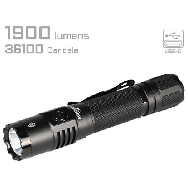  Acebeam Tactical Flashlight  - Black 