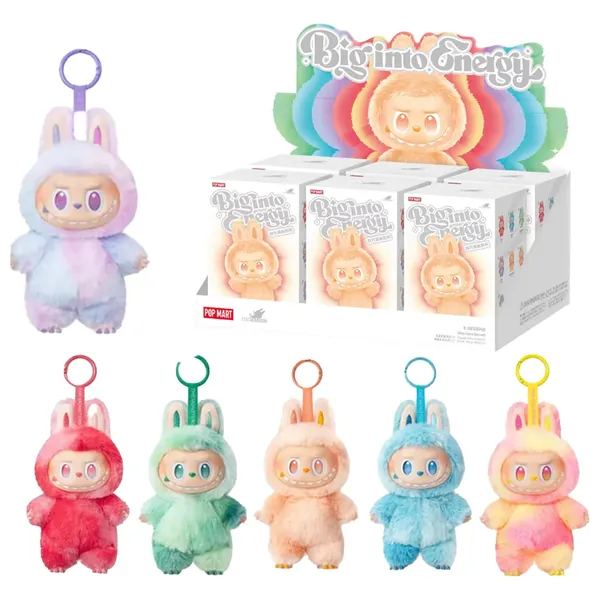  Labubu 3rd Generation - Plush Character Keychain with Vinyl Face - Fun Surprise Experience 