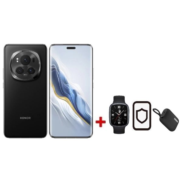 هونر Magic6 Pro 5G - دبل سيم - 512/12 كيكابايت + ساعة هونر Watch 4 + ضمان شاشة + سماعة يلوتوث