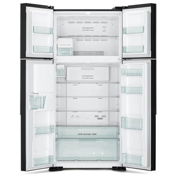  Hitachi RW760PUQ7-GS - 25ft - French Door Refrigerator - Silver 