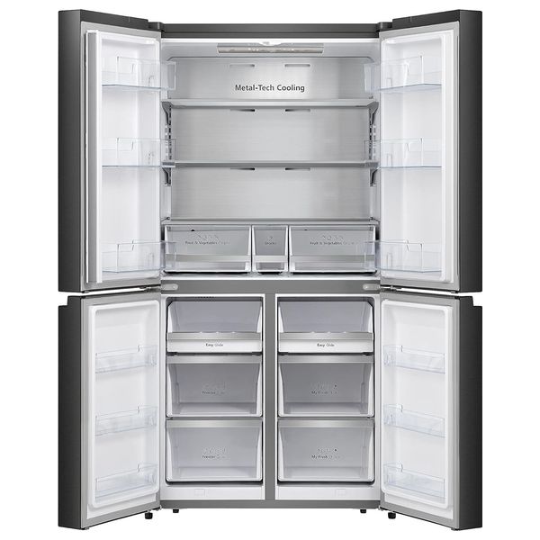  Gorenje NRM9181SB - 22ft - French Door Refrigerator - Black 