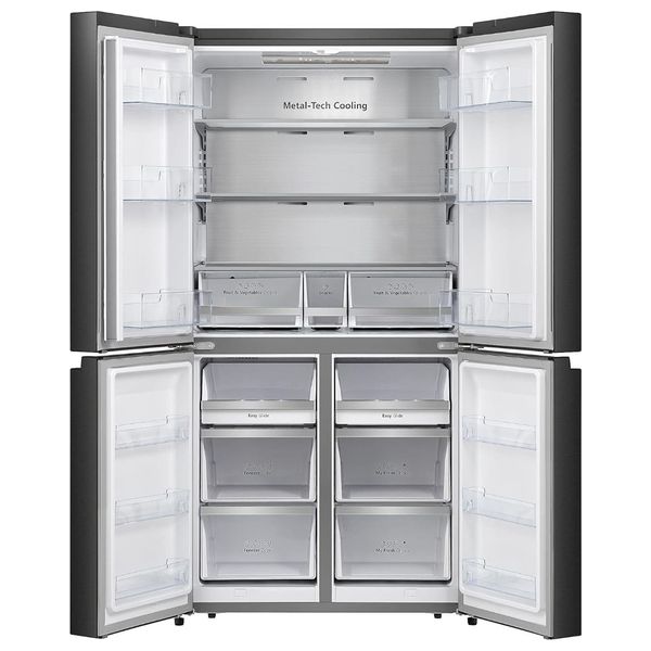  Gorenje NRM9181SB - 22ft - French Door Refrigerator - Black 