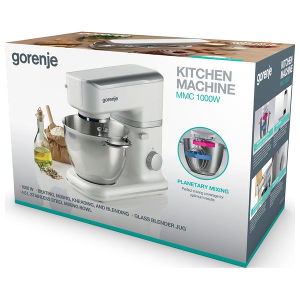  Gorenje MMC1000W - Bowl Mixer - Silver 