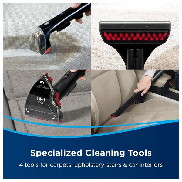  Bissell 4720E - Portable Carpet Washer Vacuum Cleaner - Black 