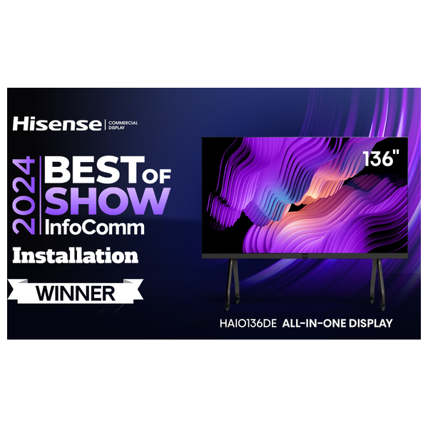  Hisense 136-Inch HAIO136DE - Flip-Chip COB LED - 4K - 60Hz 