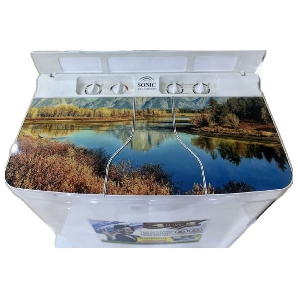 Sonic SN-3000DX - 12Kg - Twin Tub Washing Machine - White