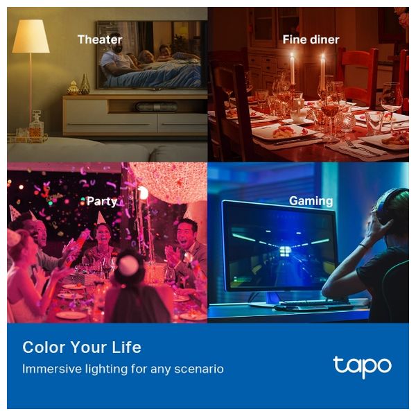  TP-LINK Tapo L530 - Smart lamp - 2 pieces 