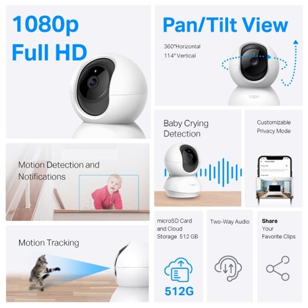  TP-LINK Tapo TC70 - Security Camera 