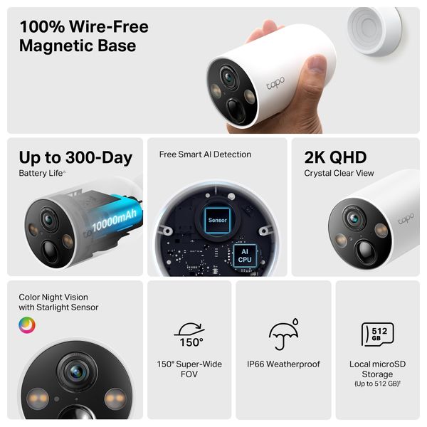  TP-LINK Tapo C425 - Security Camera 