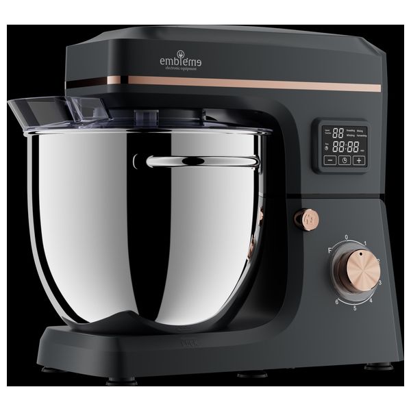  Embleme EM SM10G - Professional Stand Mixer - 10L - 6 Speeds - Black 