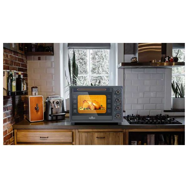  فرن كهربائي امبليوم - 58 لتر - 2200 واط - EM-58 - ستانليس ستيل 