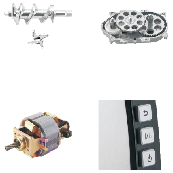  Embleme EM M202 - Electric Meat Grinder - 2000W - Silver 