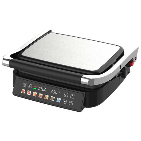  Embleme EM-DGS25 - Digital Electric Grill - 1800 W - 4 Slice - Black 