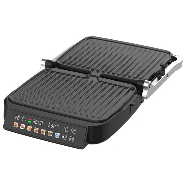  Embleme EM-DGS25 - Digital Electric Grill - 1800 W - 4 Slice - Black 