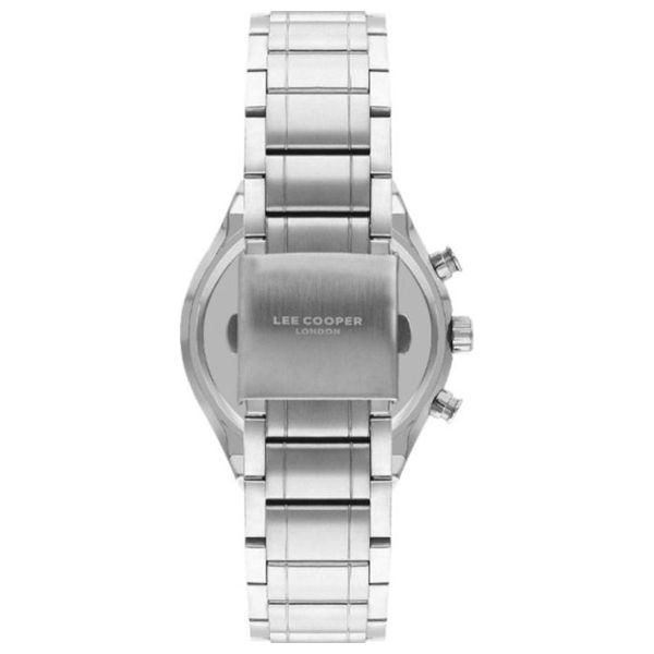  Lee Cooper Watch lc07853.350 For Men - Analog Display, Stainless Steel Band - Silver 