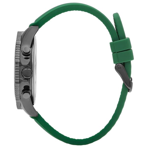  Lee Cooper Watch lc07848.077 For Men - Analog Display, Silicone Band - Green 