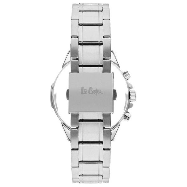  Lee Cooper Watch lc07846.070 For Men - Analog Display, Stainless Steel Band - Silver 
