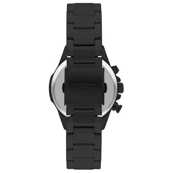  Lee Cooper Watch lc07801.650 For Men - Analog Display, Stainless Steel Band - Black 
