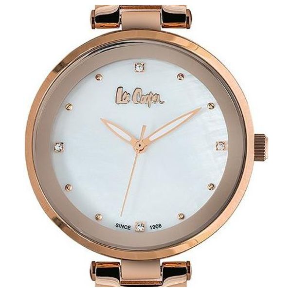  ساعة لي كوبر للنساء LC06508420 - عرض بعقارب, سوار من ستانلس ستيل - ذهبي 