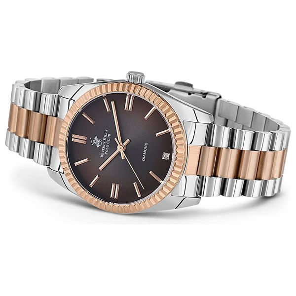  Beverly Hills Polo Club Watch bp3172c.540 For Women - Analog Display, Stainless Steel Band - Silver 