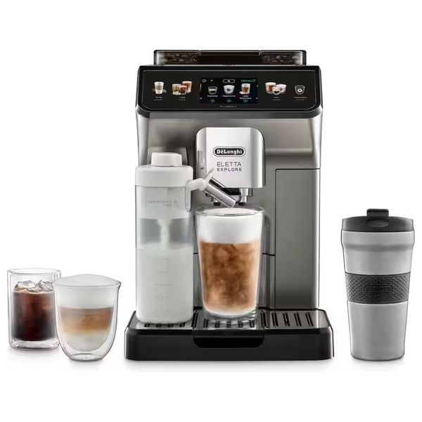  Delonghi ECAM45086T - Coffee Maker - Natural Titanium 