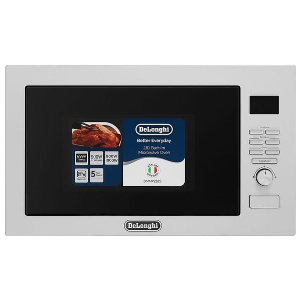 Delonghi DMW2526S - 25L - Built-in Microwave - Silver