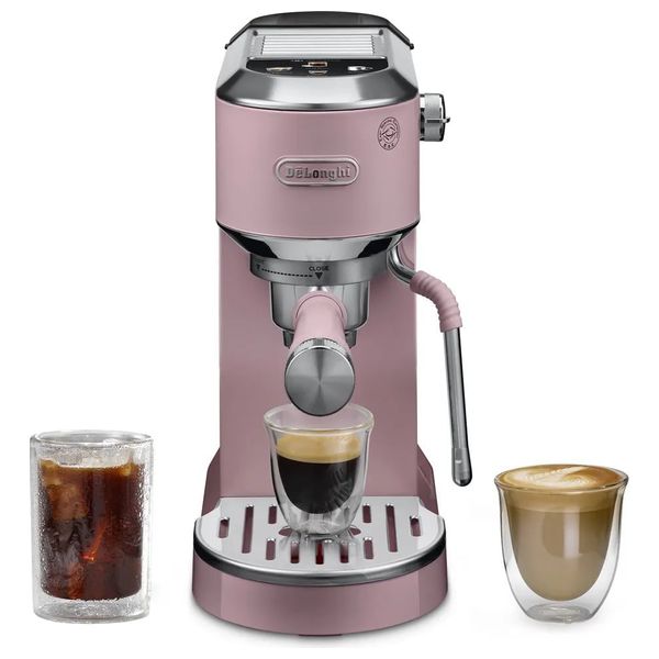  ماكينة إسبرسو ديلونجي - EC890PK - بسعة 1.1 لتر - شاشة لمس ملونة - وردي 