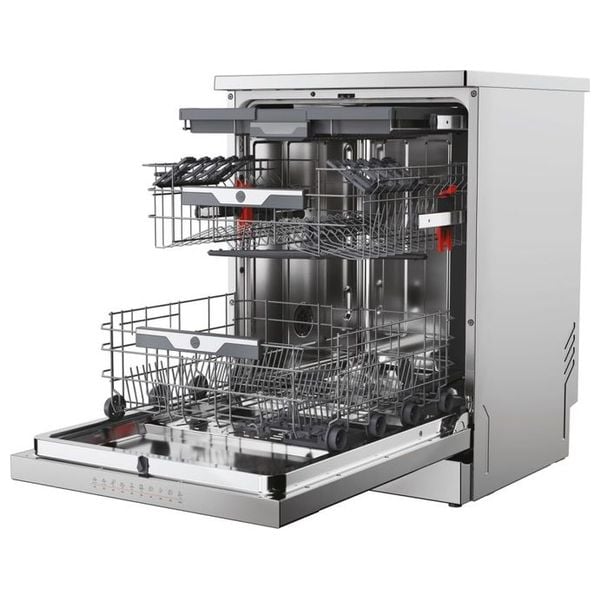 Hoover HF6B4S1PX-80 - 16 Sets - Dishwasher - Silver
