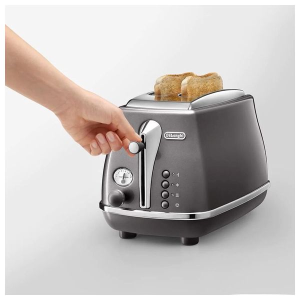 Delonghi CTOC2003GY - Toaster - Gray