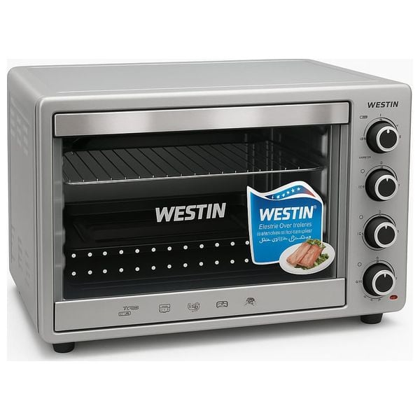  فرن كهربائي ويستين - 75 لتر - WRO7501 - سلفر 