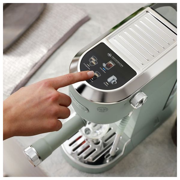  ماكينة إسبرسو ديلونجي - EC890WI - بسعة 1.1 لتر - شاشة لمس ملونة - اخضر 