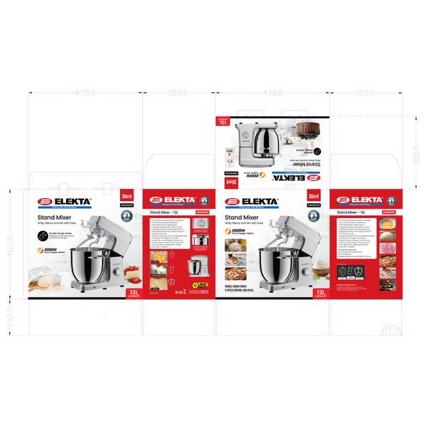 Elekta ESM2003 - Bowl Mixer - Silver