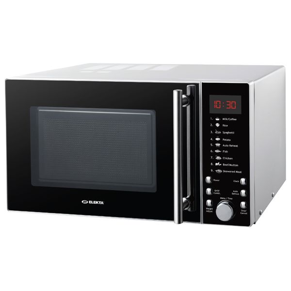  مايكرويف أليكتا حراري مع مشواة - 25 لتر - EMW250GS - سلفر 