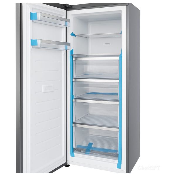 Elekta EVFZ430- 12ft - Upright Freezer - Silver