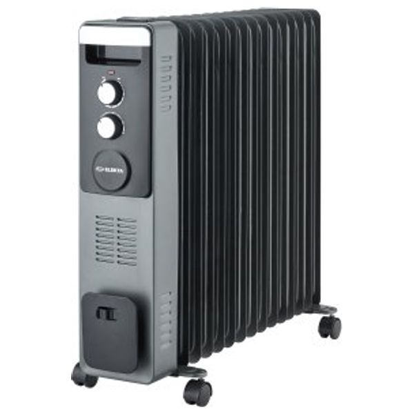 Elekta EOR1500 - Oil Radiator Heater - 15 Fins - Gray