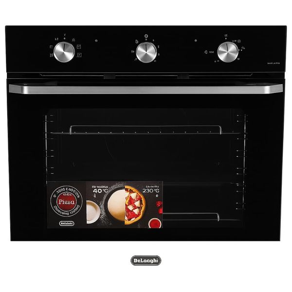 Delonghi Built-In Electric Oven Black 60x60