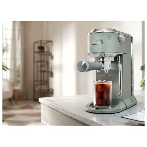  ماكينة إسبرسو ديلونجي - EC890WI - بسعة 1.1 لتر - شاشة لمس ملونة - اخضر 